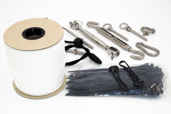 Befestigung und Pflege