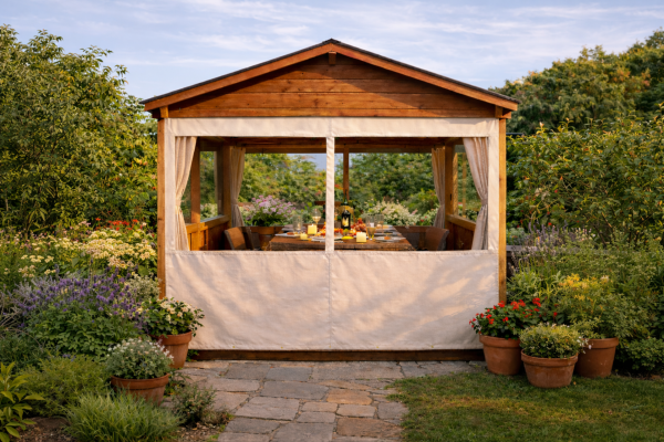 Universalbespannung mit Fensterteil