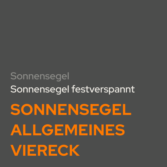 Sonnensegel allgemeines Viereck