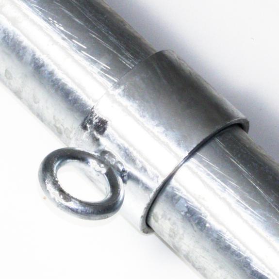 Preview: Sonnensegelmast Ø 101,6 x 4,0 mm 300 cm