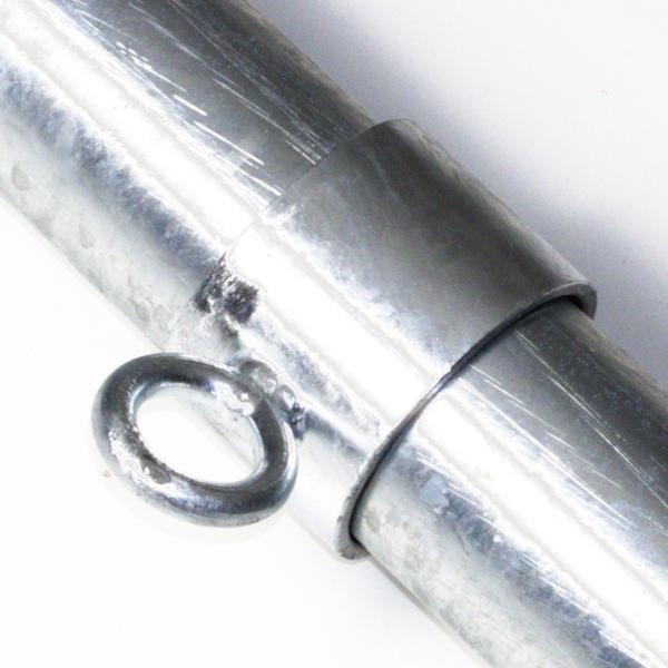 Sonnensegelmast Ø 101,6 x 4,0 mm 300 cm