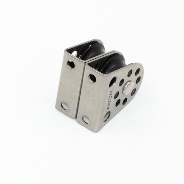 Bockrolle doppelt 22 mm